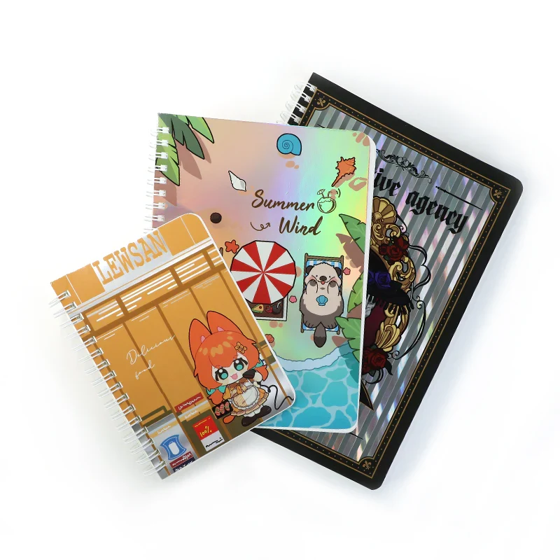 Custom Glitter Holographic Spiral Notebooks - Image 3