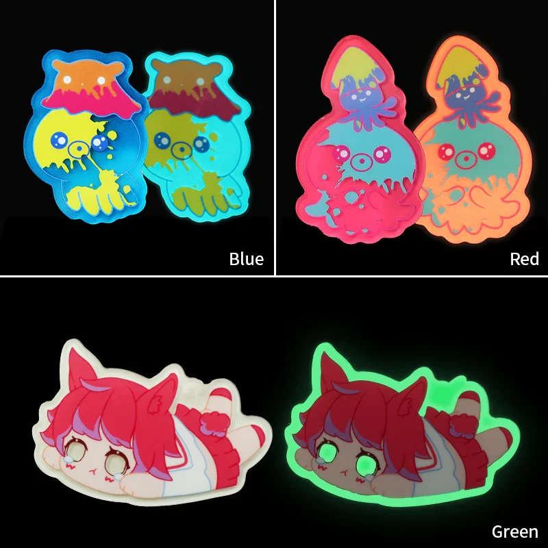 Custom Glow In The Dark Acrylic Pins - Image 2