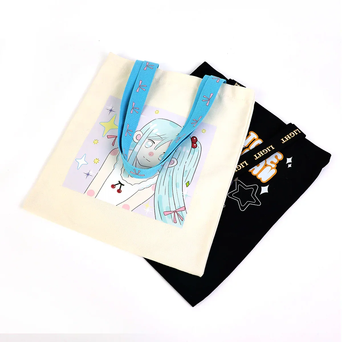 Custom Handles Woven Canvas Tote Bags With Custom Strap - Image 6