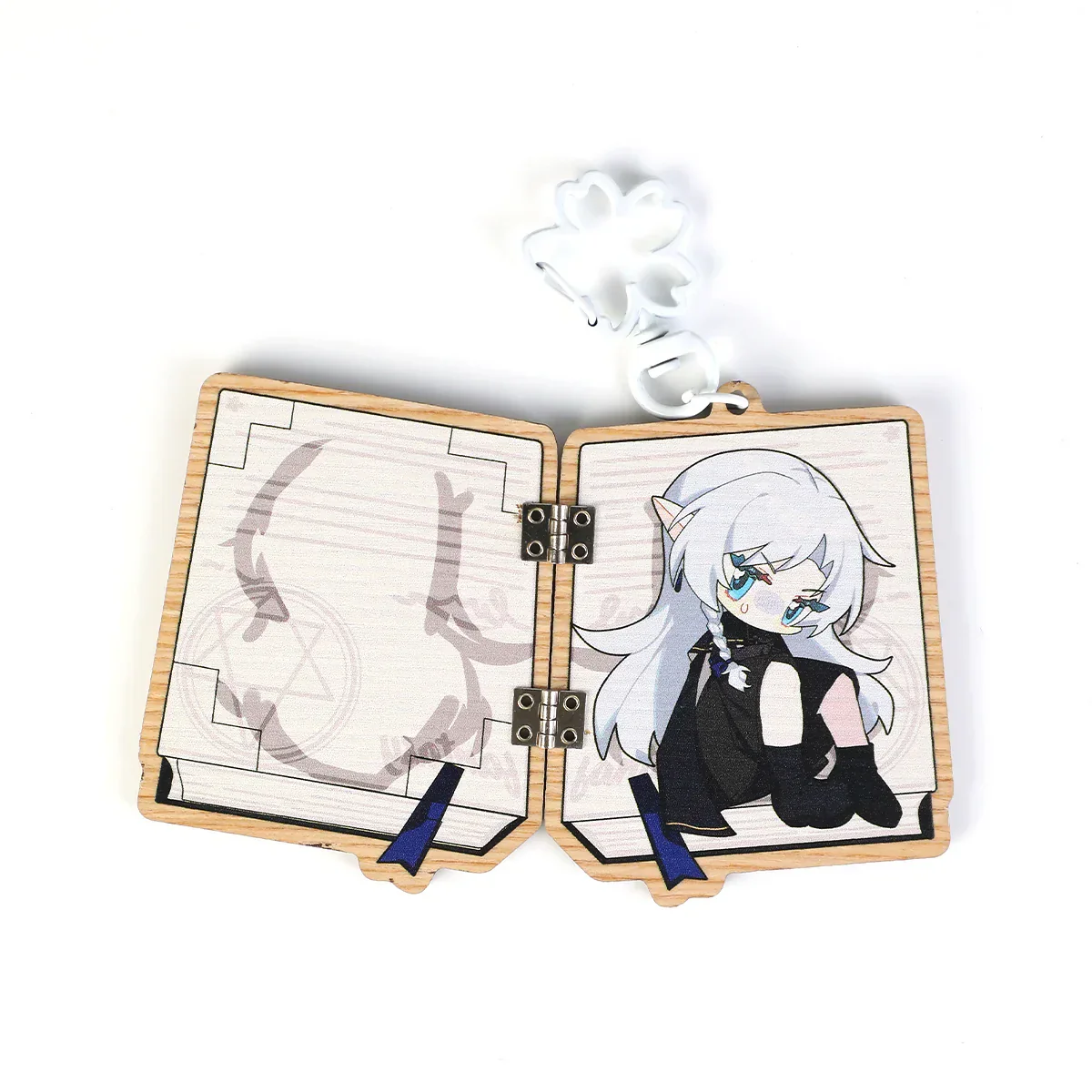 Custom Hinged Synthetic Wooden Keychains - Image 3