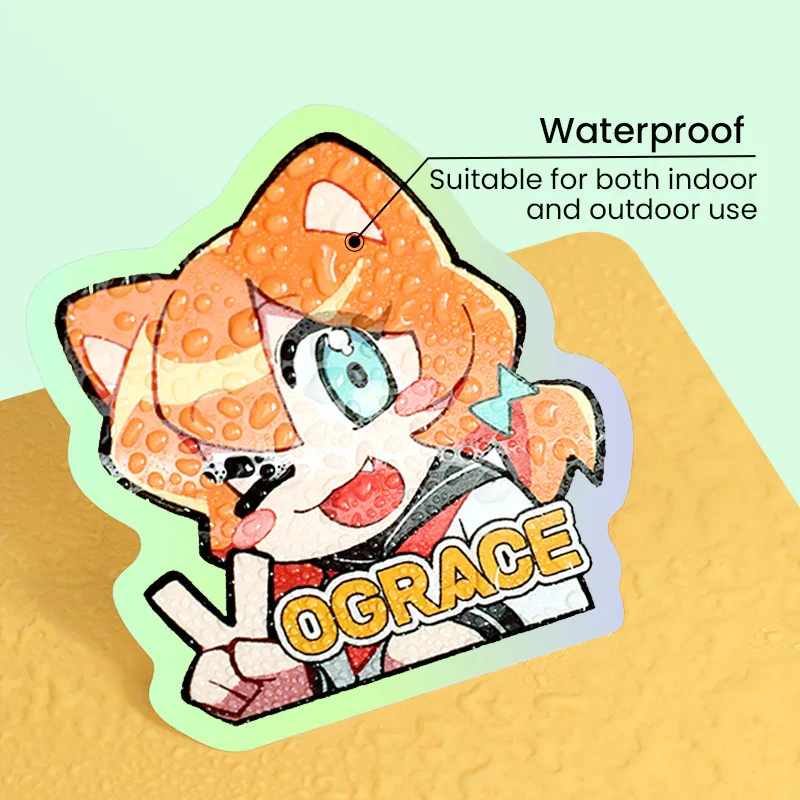 Custom Holographic Stickers - Image 3