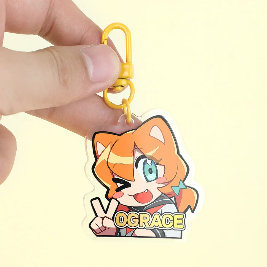 Custom Hot Stamping Acrylic Keychains - Image 5