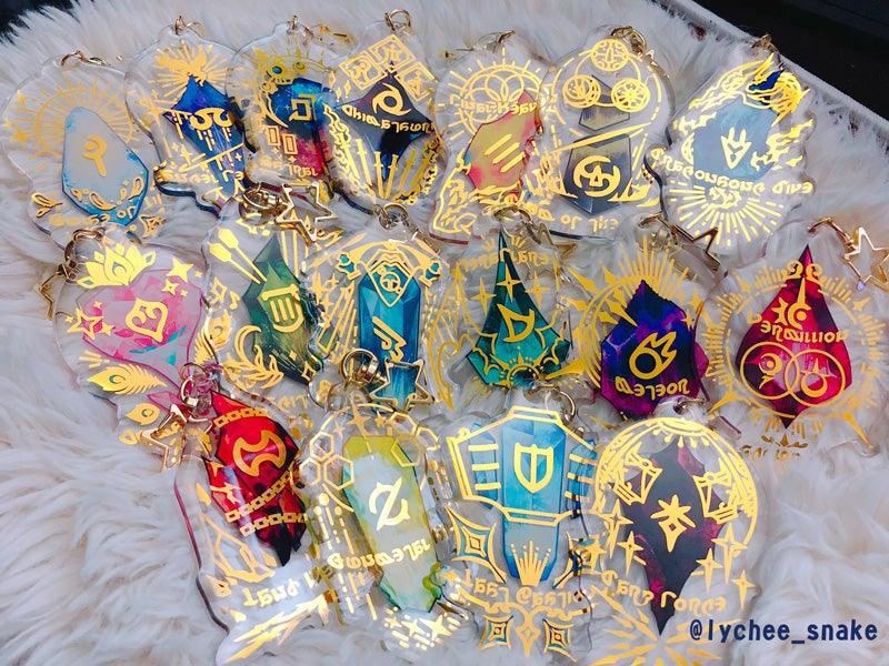 Custom Hot Stamping Epoxy Acrylic Keychains - Image 4