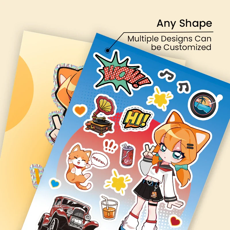 Custom Kiss Cut Stickers Sheets - Image 2