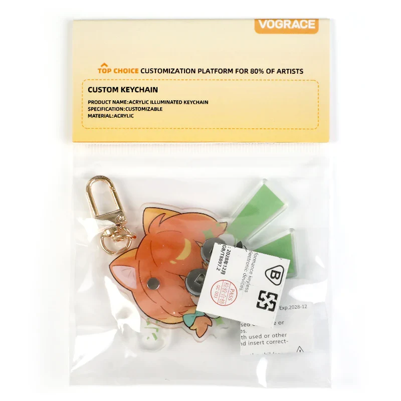 Custom Light Up Magnetic Keychains - Image 10