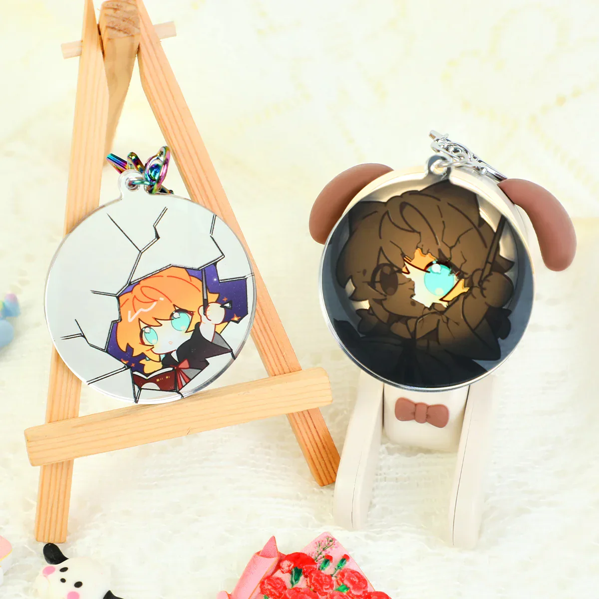 Custom Magic Mirror Perspective Acrylic Keychains - Image 10