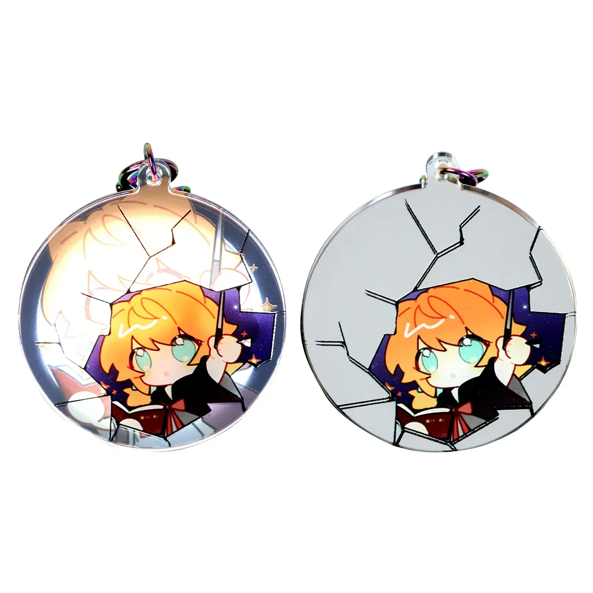 Custom Magic Mirror Perspective Acrylic Keychains - Image 3