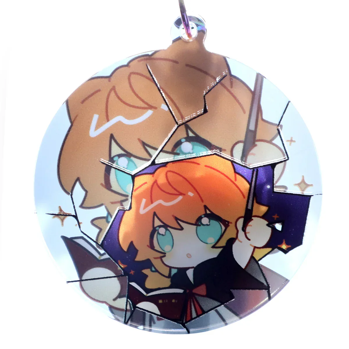 Custom Magic Mirror Perspective Acrylic Keychains - Image 6