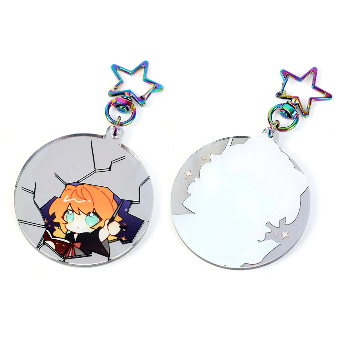 Custom Magic Mirror Perspective Acrylic Keychains - Image 7