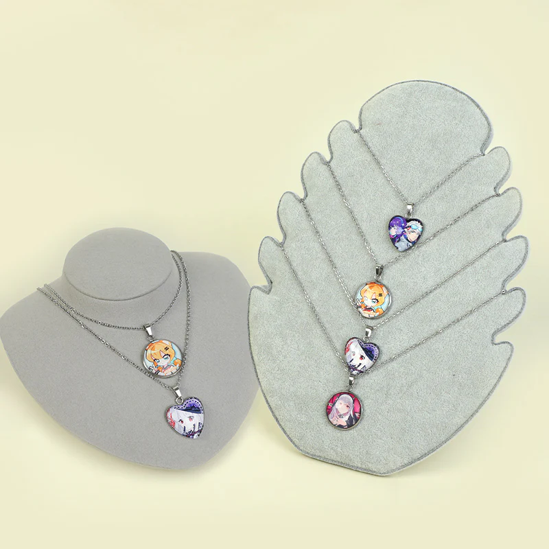 Custom Metal Cabochon Pendant Necklaces - Image 10