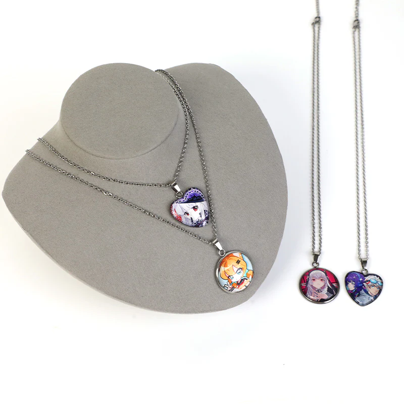 Custom Metal Cabochon Pendant Necklaces - Image 4