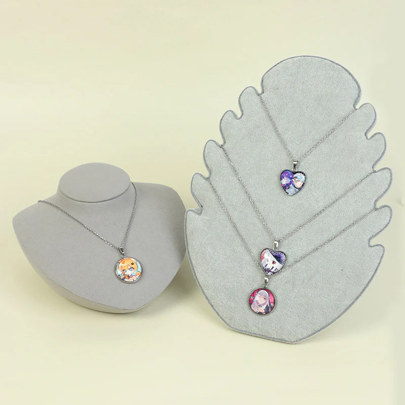 Custom Metal Cabochon Pendant Necklaces - Image 5