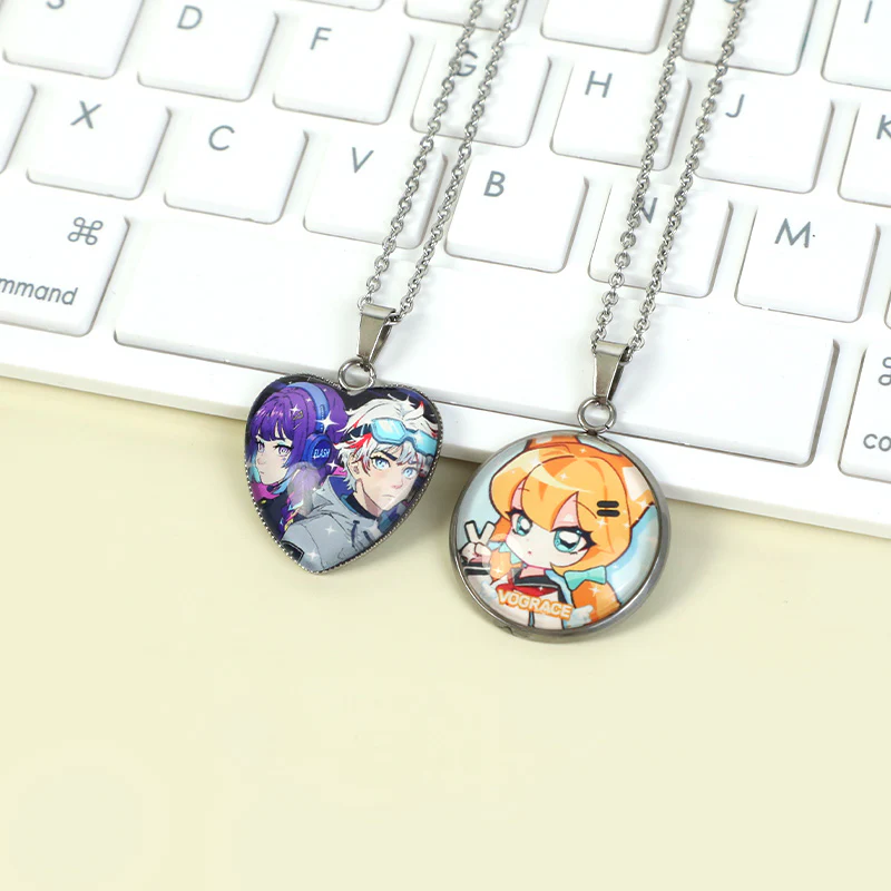 Custom Metal Cabochon Pendant Necklaces - Image 7