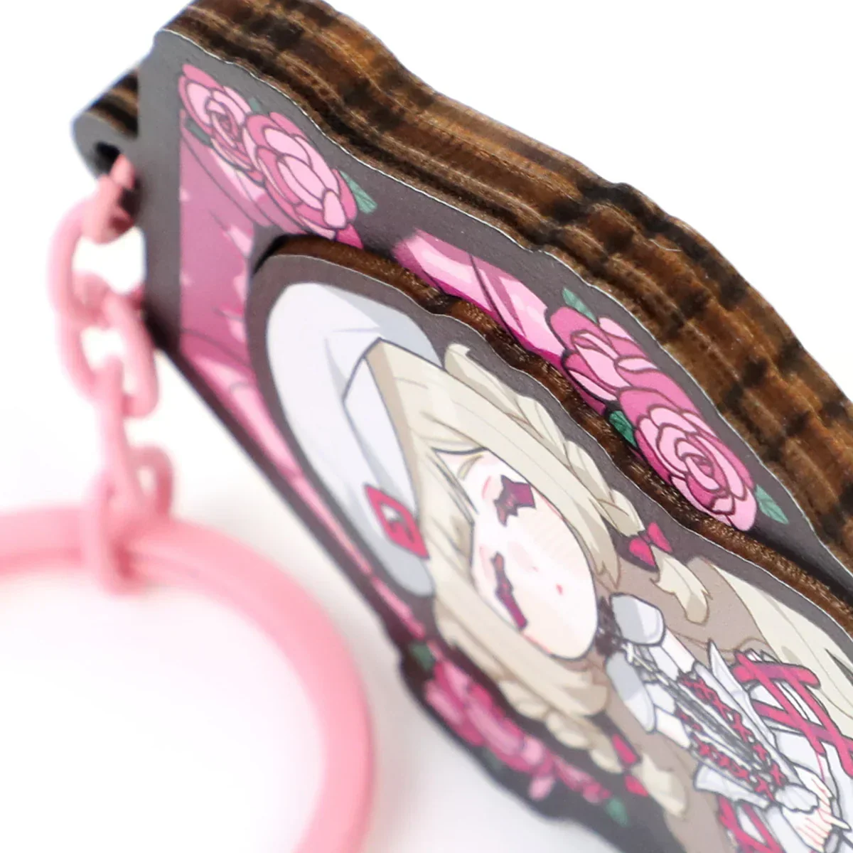 Custom Multilayer Wooden Keychains - Image 2