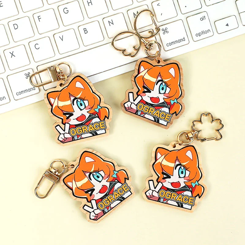 Custom Natural Wooden Keychains - Image 3