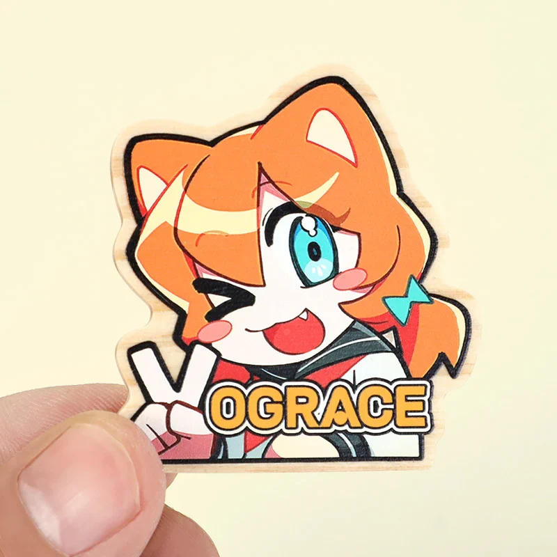 Custom Natural Wooden Pin Badges - Image 3