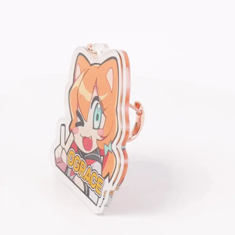 Custom Non Clear Acrylic Keychain - Image 2