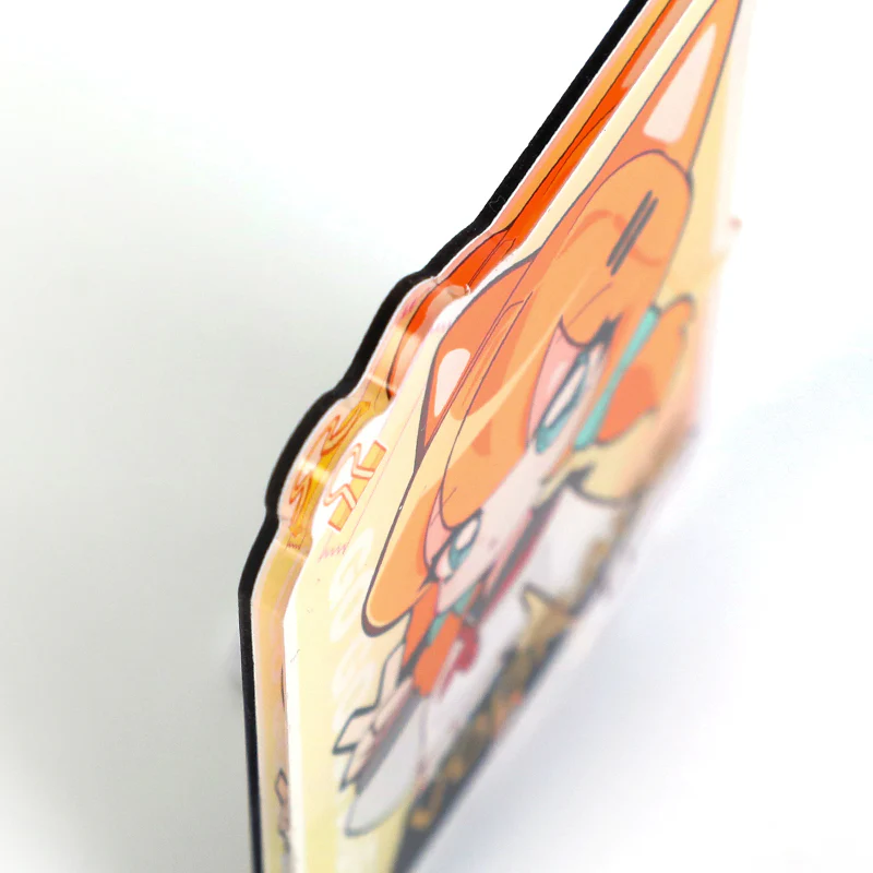 Custom Non-Clear Raised Foil Stamping Acrylic Fridge Magnets - Image 10