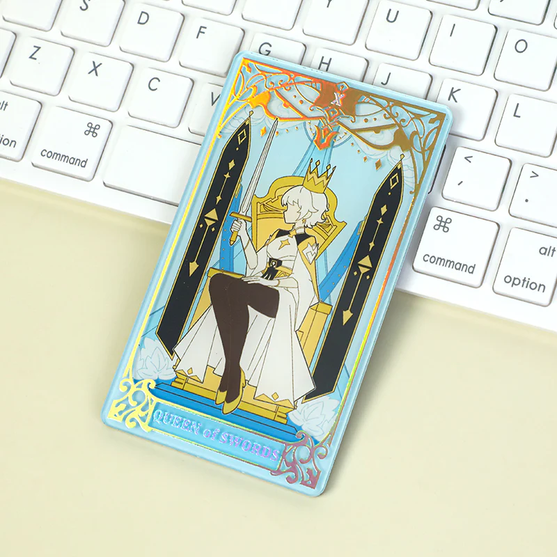 Custom Non-Clear Raised Foil Stamping Acrylic Fridge Magnets - Image 6