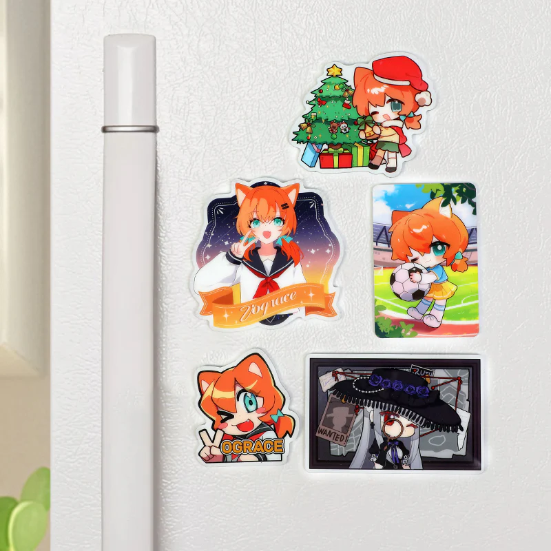 Custom Non Clear Ultra-Thin Acrylic Fridge Magnets - Image 20