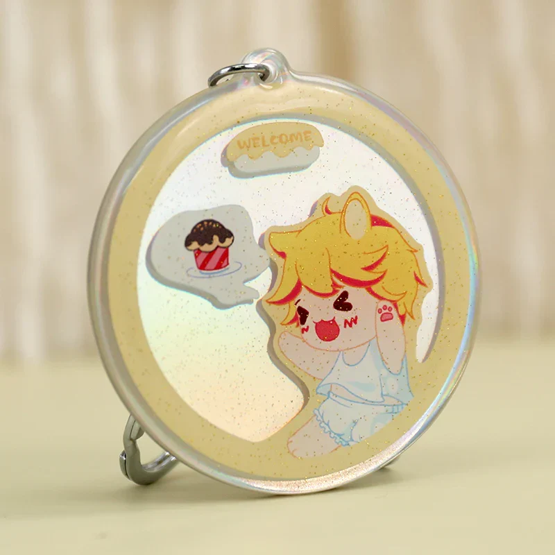 Custom Opaque Holographic Acrylic Keychains - Image 10