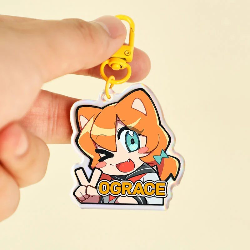Custom Opaque Holographic Acrylic Keychains - Image 5