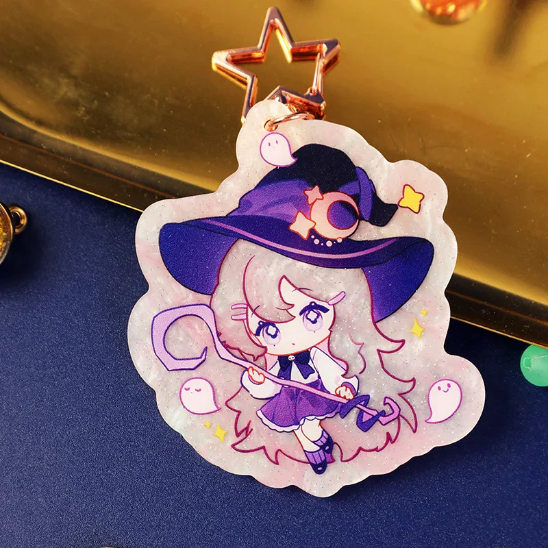 Custom Pearl Acrylic Keychains - Image 2