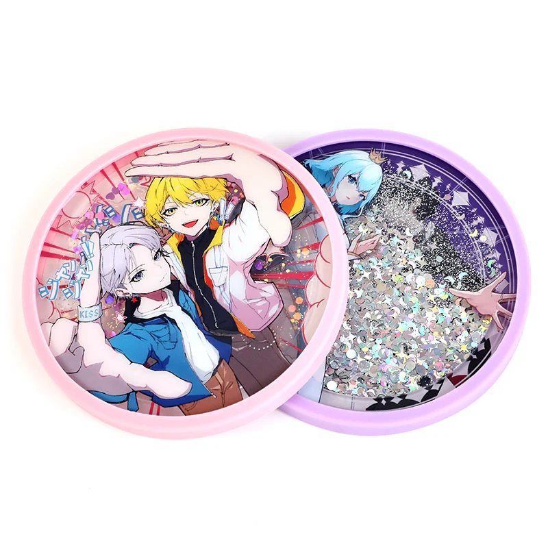 Custom Pre-filled Quicksand Liquid Shaker Acrylic Coasters - Image 5