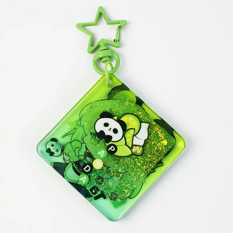 Custom Pre-filled Quicksand Liquid Shaker Acrylic Keychains - Image 5