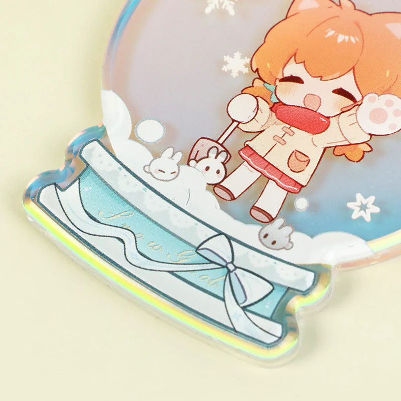 Custom Rainbow Acrylic Rounding Keychains - Image 10