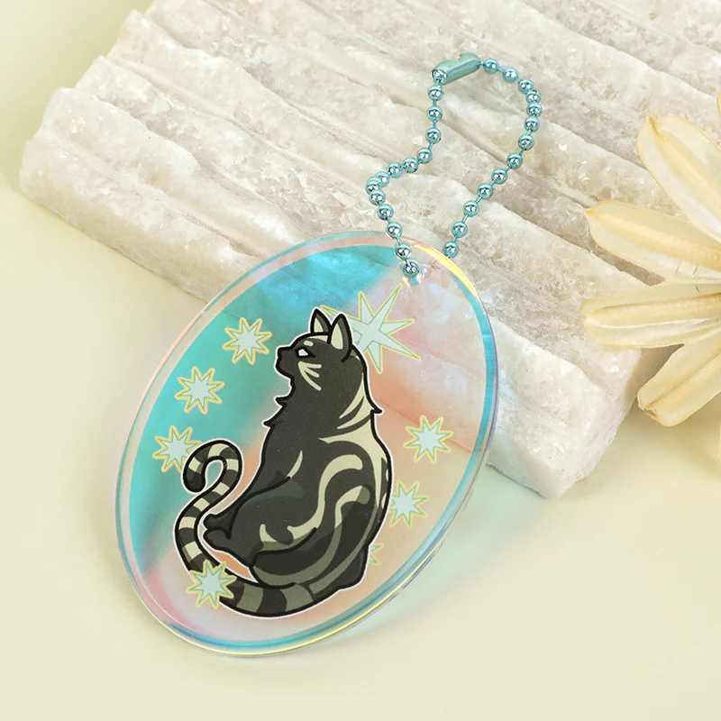 Custom Rainbow Acrylic Rounding Keychains - Image 13