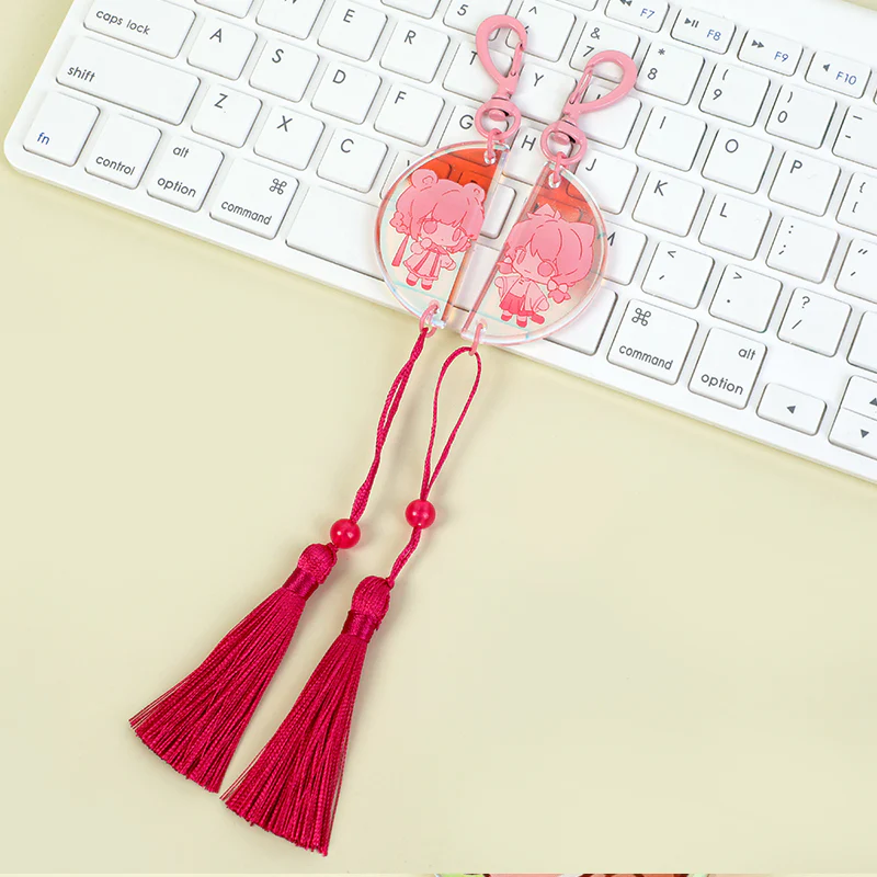 Custom Rainbow Acrylic Rounding Keychains - Image 17