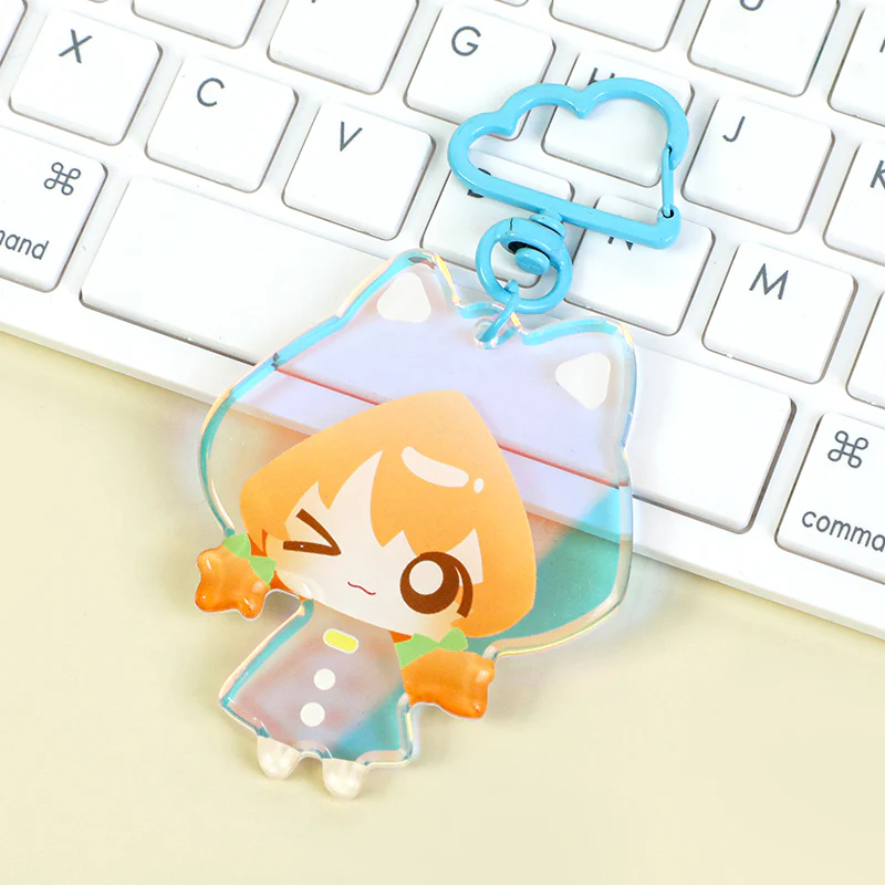 Custom Rainbow Acrylic Rounding Keychains - Image 21