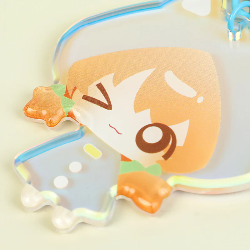 Custom Rainbow Acrylic Rounding Keychains - Image 4