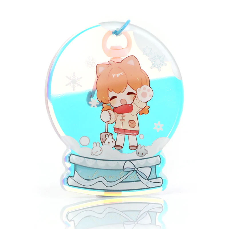 Custom Rainbow Acrylic Rounding Keychains - Image 8