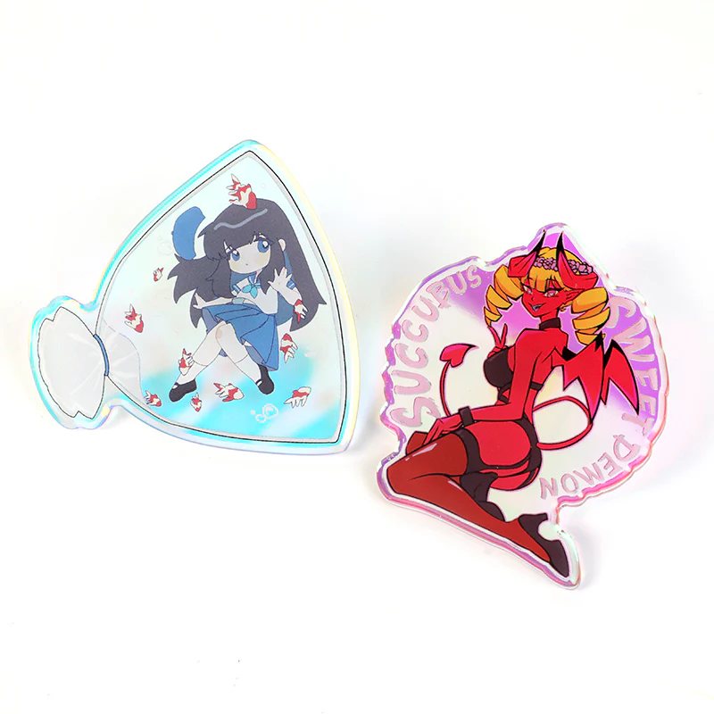 Custom Rainbow Acrylic Rounding Pins - Image 13