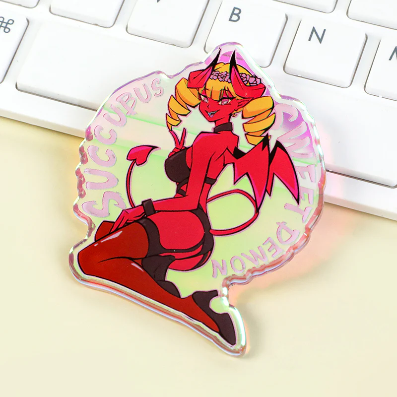 Custom Rainbow Acrylic Rounding Pins - Image 15