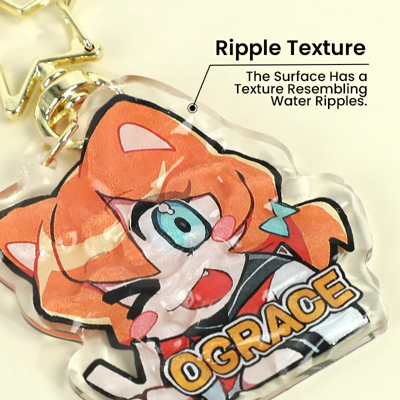 Custom Ripple Acrylic Keychains - Image 3