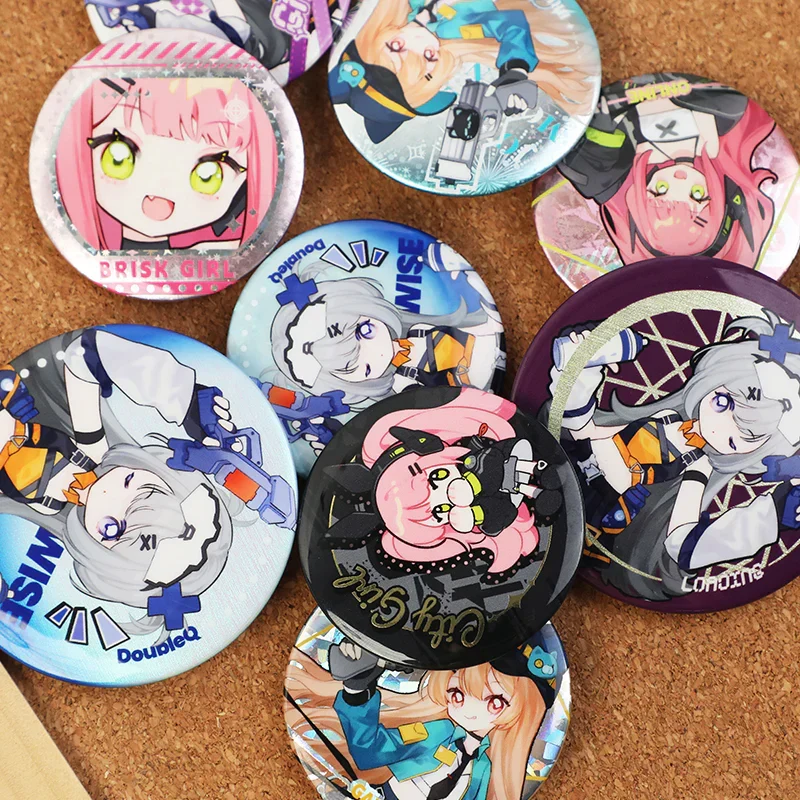Custom Round Glitter Holographic Button Pins - Image 8