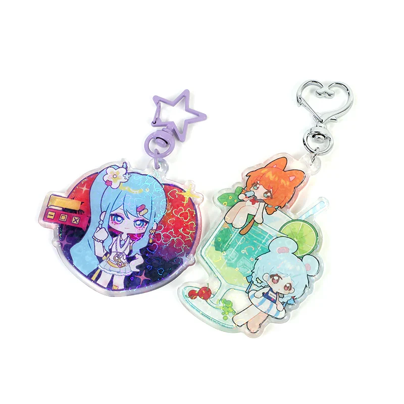 Custom Rounding Clear Acrylic Keychains - Image 15