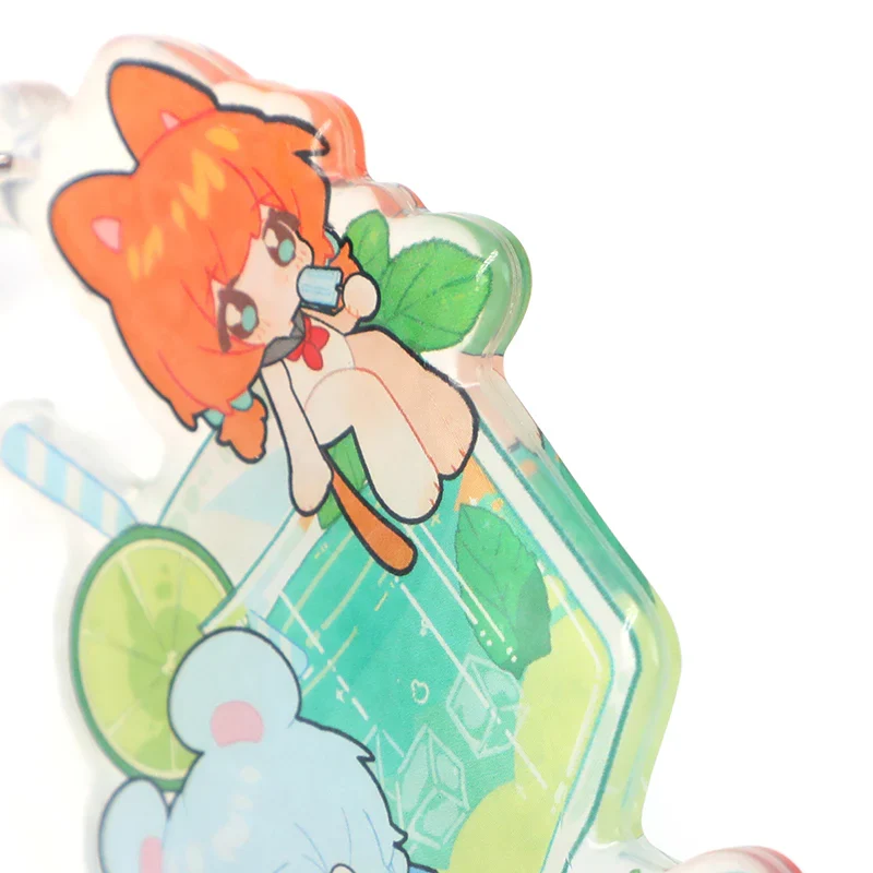 Custom Rounding Clear Acrylic Keychains - Image 4