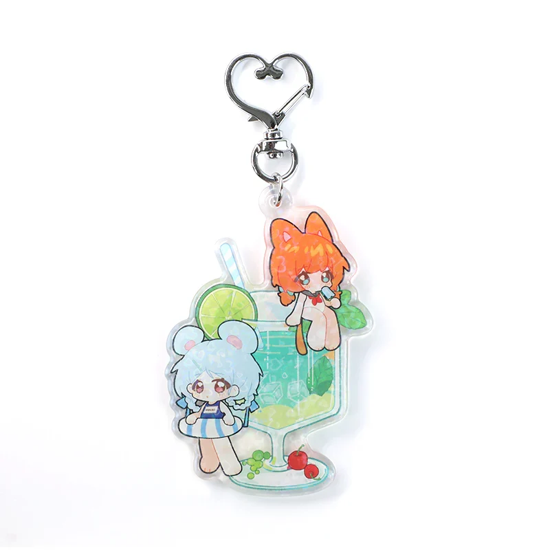 Custom Rounding Clear Acrylic Keychains - Image 5