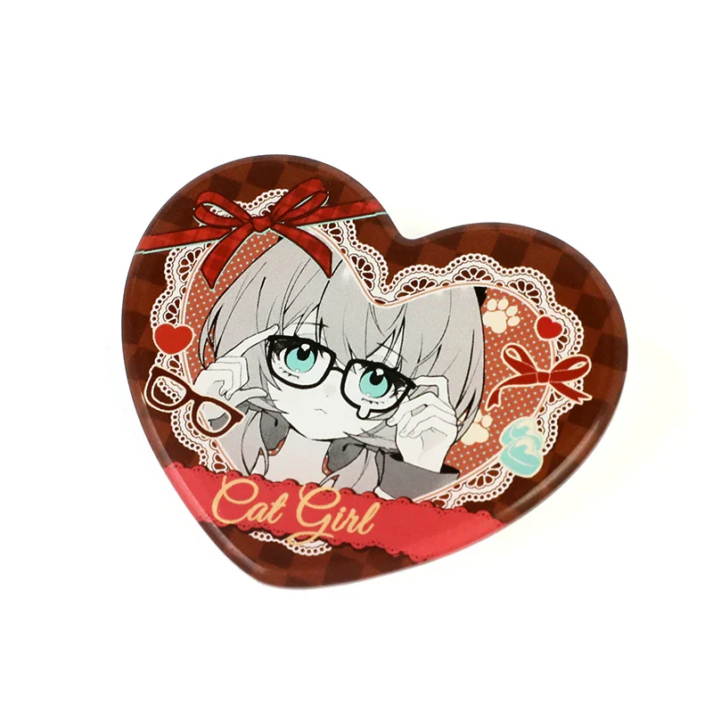 Custom Rounding Clear Acrylic Pins - Image 10