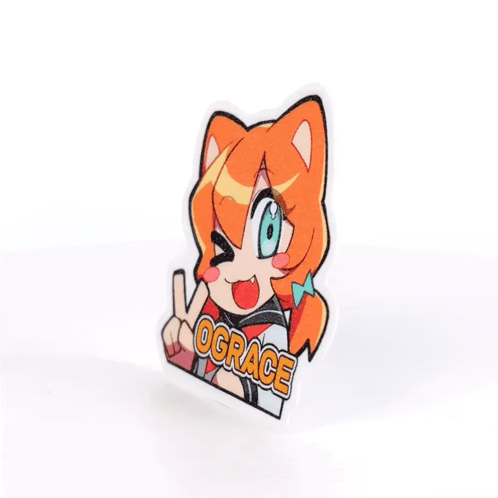 Custom Sand Glitter Frosted Stickers - Image 2