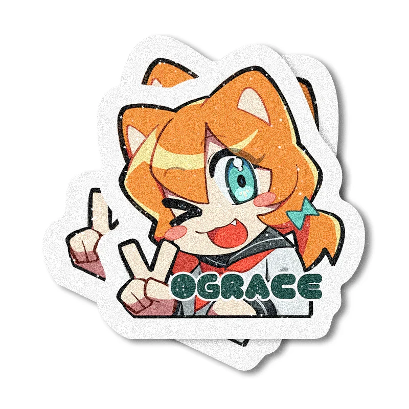Custom Sand Glitter Frosted Stickers - Image 9