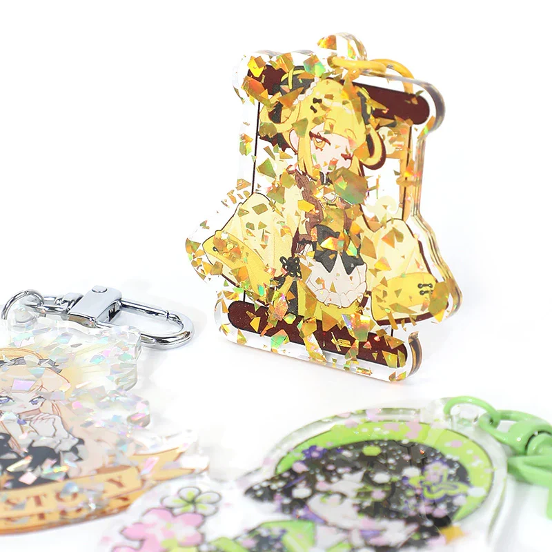 Custom Sequin Acrylic Keychains - Image 3