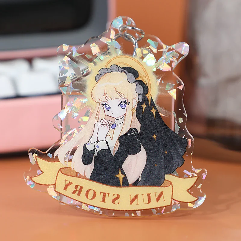 Custom Sequin Acrylic Keychains - Image 4