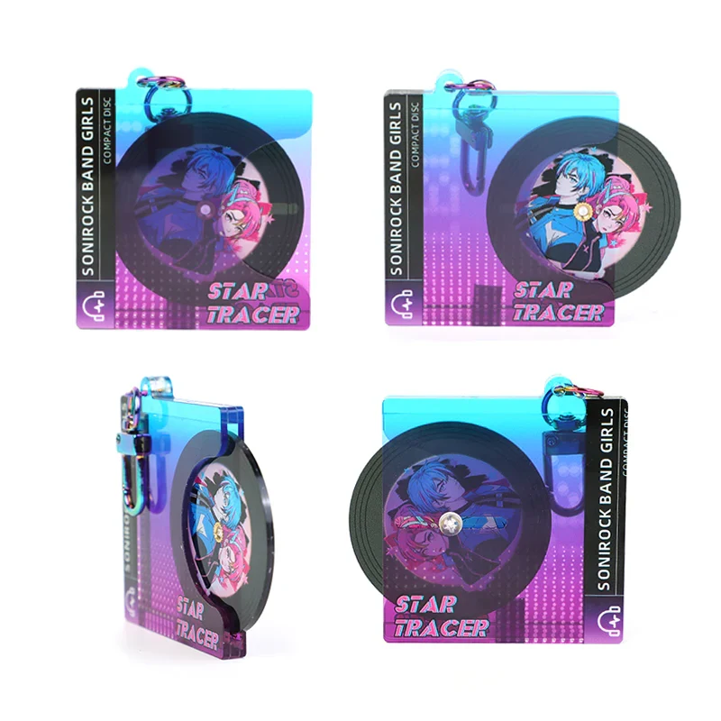 Custom Slide-out Spinning CD Keychains - Image 2