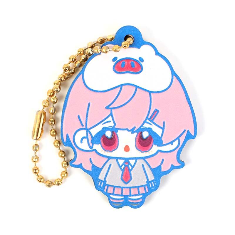 Custom Synthetic Wooden Soft Rubber Keychains - Image 11