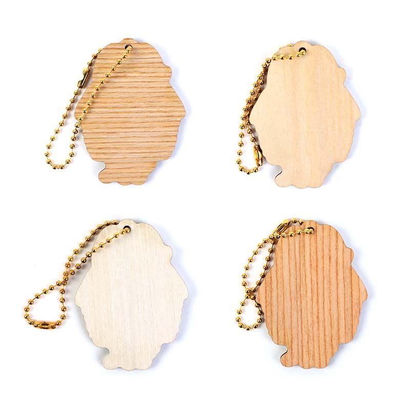 Custom Synthetic Wooden Soft Rubber Keychains - Image 13